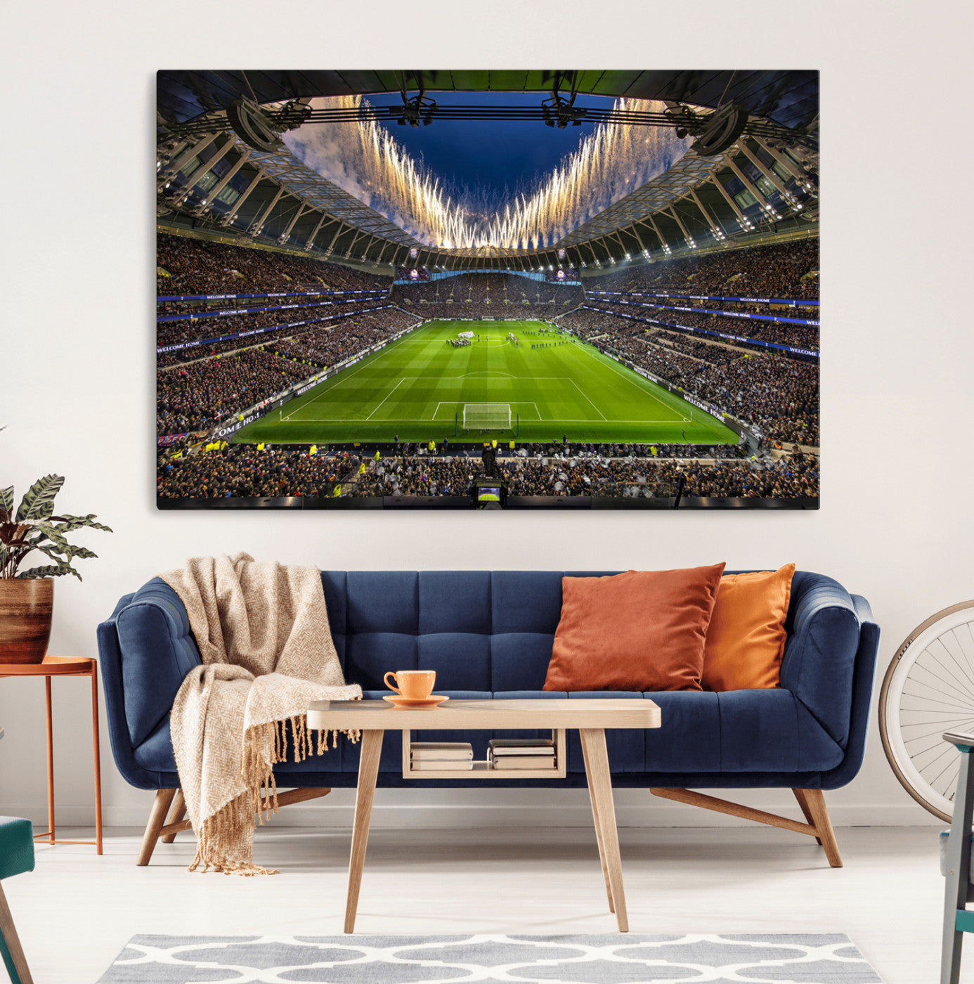 MGV-CV-36X24 - Tottenham Hotspur Football Team Print - London Tottenham Hotspur Stadium Wall Art Canvas Print