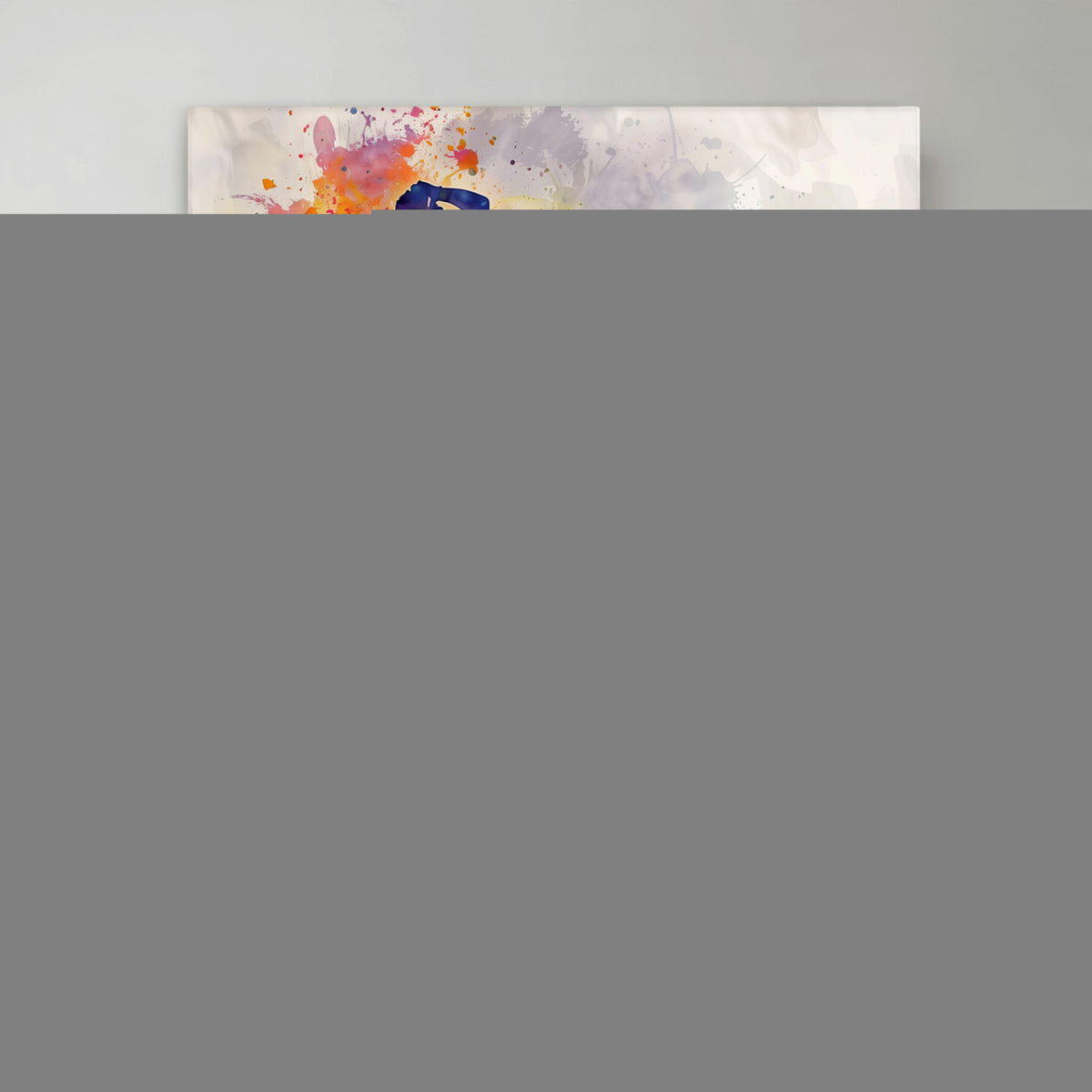 89625-MGV-CV-36X24 - Vibrant Watercolor Golf Swing Wall Art Canvas Print | Extra Large 3 Piece Canvas Wall Art