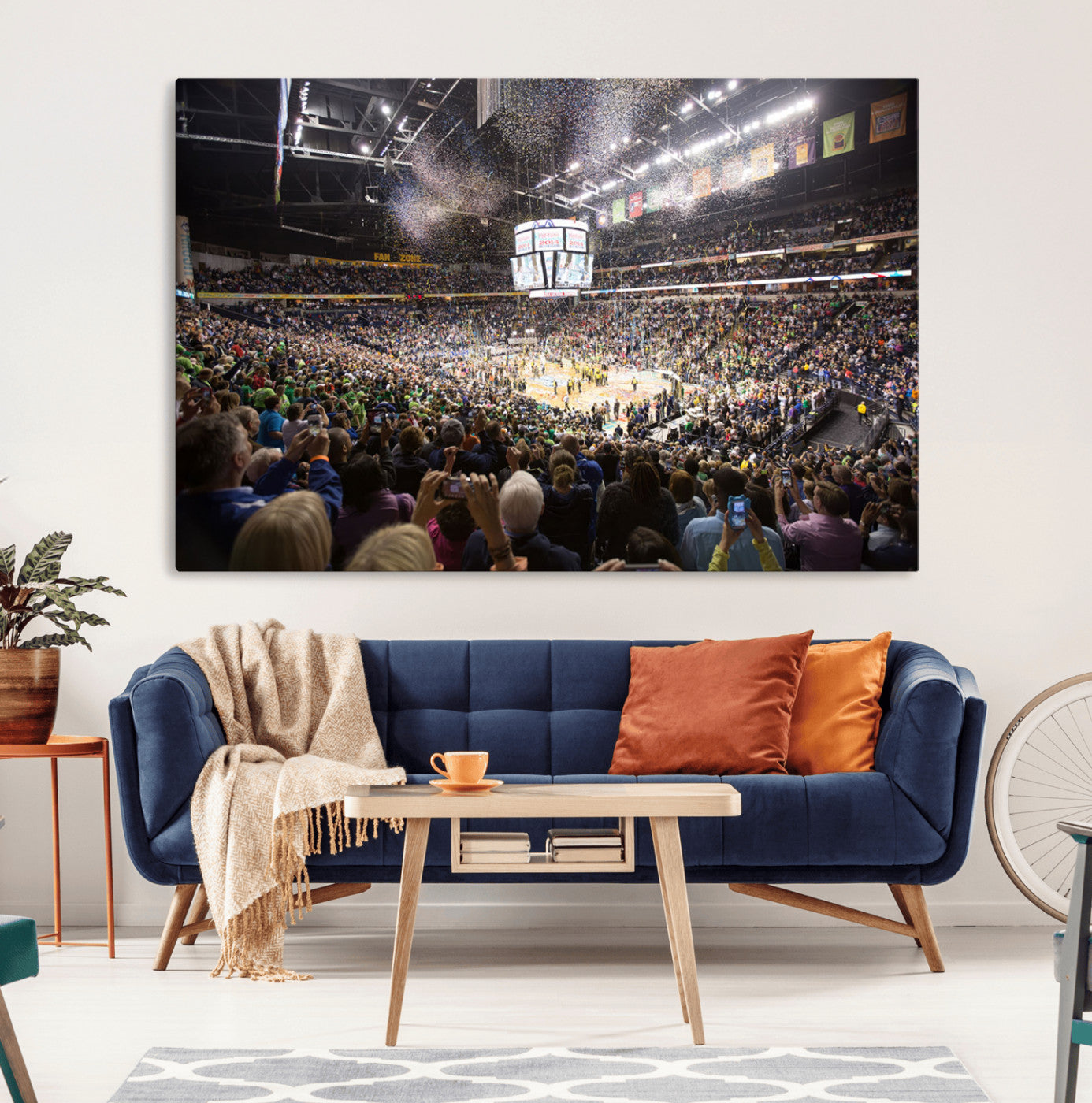 MGV-CV-36X24 - Bridgestone Arena Wall Art Canvas | Nashville Predators Hockey Team Print | Canvas Print | Ready to