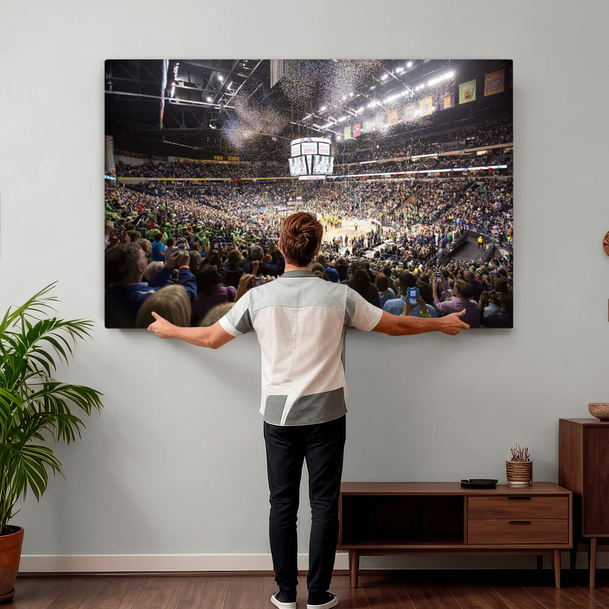 66251-MGV-CV-36X24 - Bridgestone Arena Wall Art Canvas, Nashville Predators