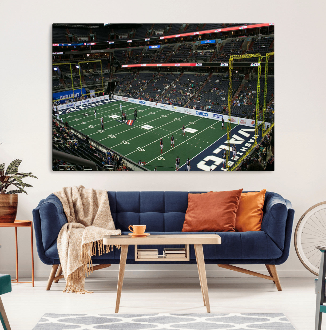 40845-MGV-CV-36X24-Capital One Arena Wall Art | Washington Wizards & Capitals Print | Canvas Print | Ready to Hang |