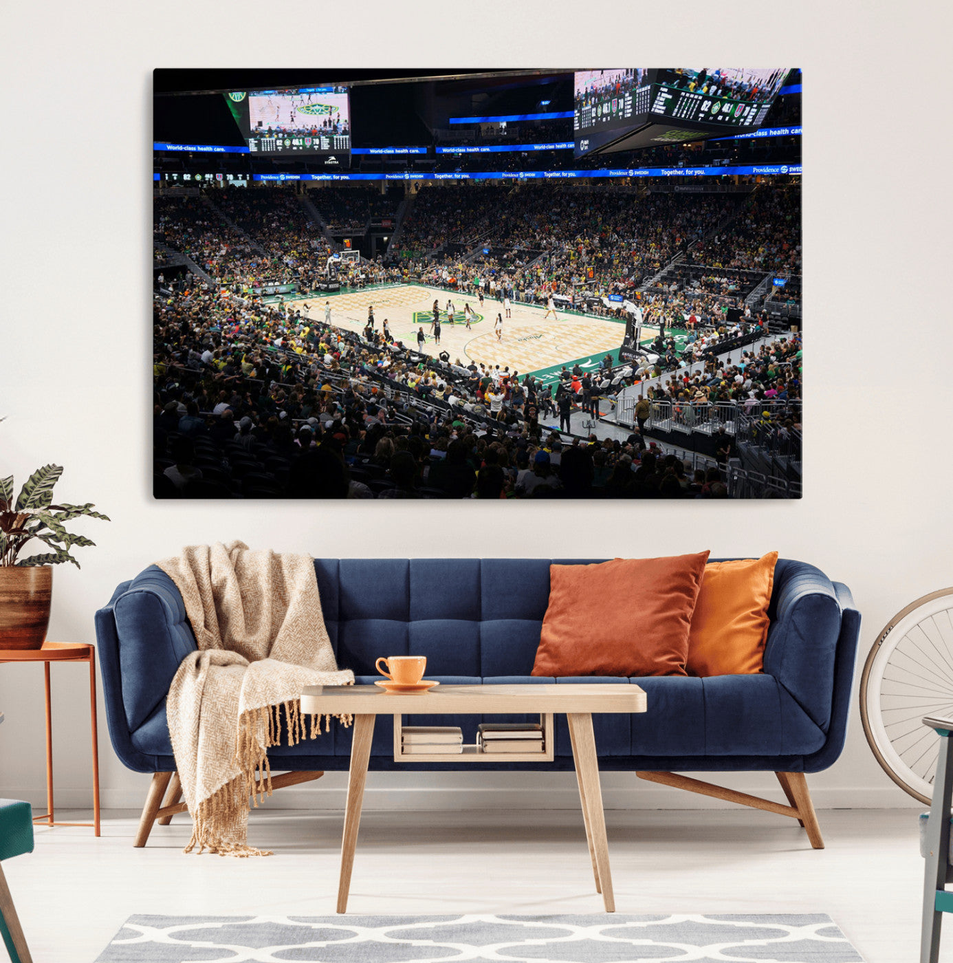 19115-MGV-CV-36X24-Climate Pledge Arena | Washington Seattle Kraken Hockey Stadium Wall Art | Canvas Print | Ready to