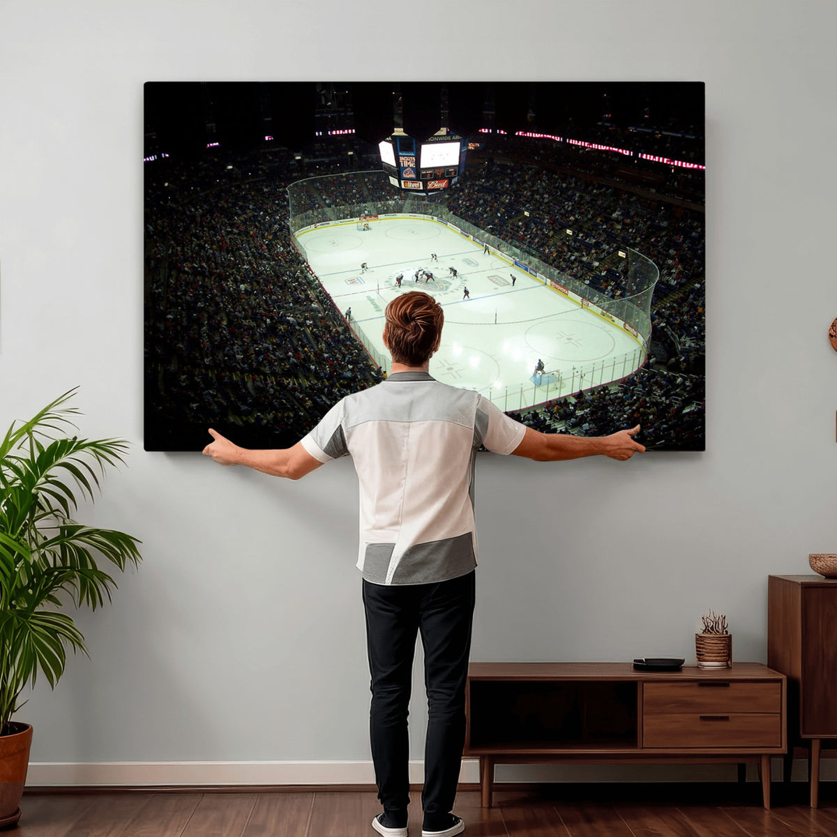 38823-MGV-CV-36X24 - Nationwide Arena Ohio Columbus Blue Jackets Hockey Stadium