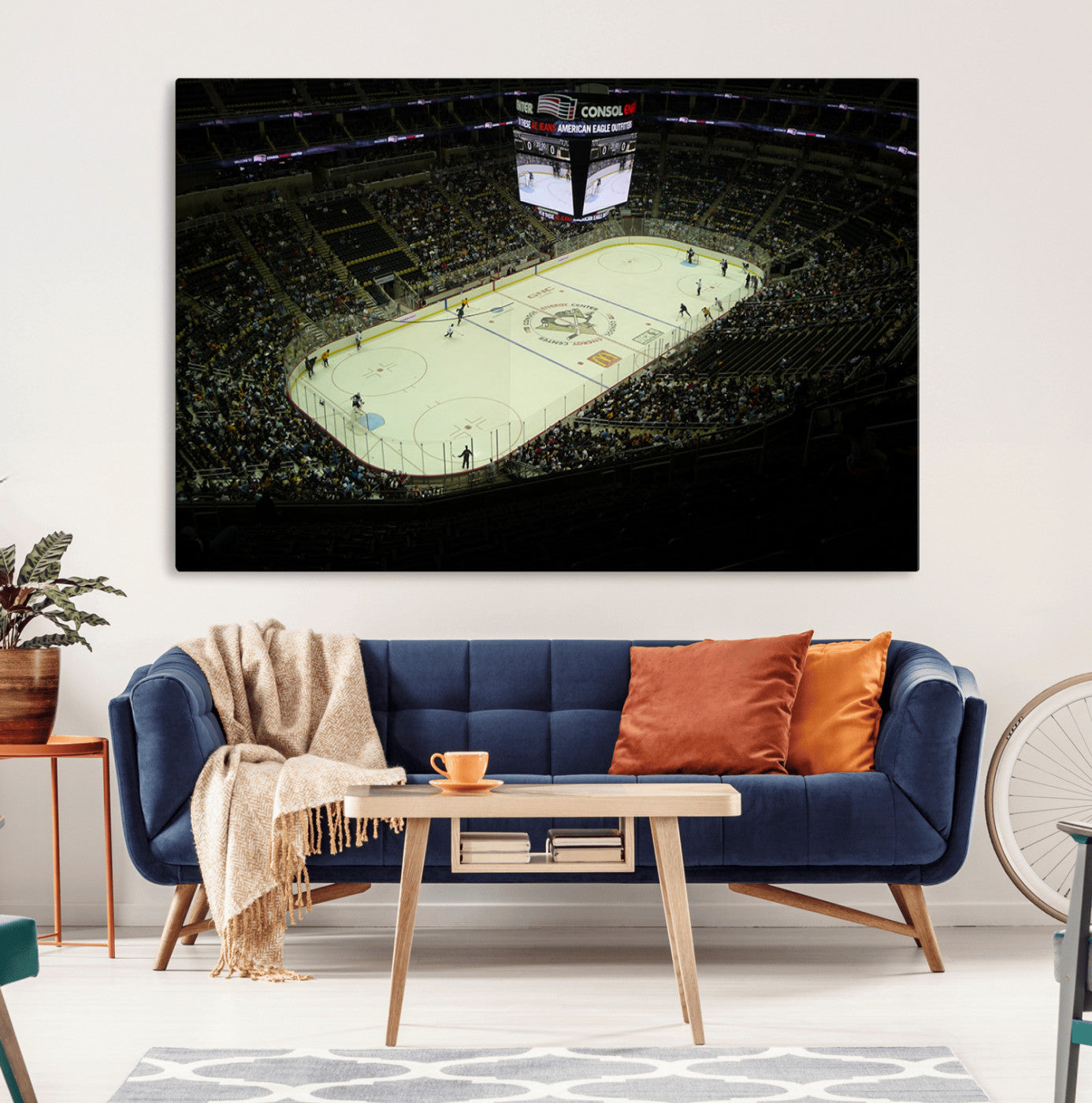 MGV-CV-36X24 - PPG Paints Arena Pennsylvania Pittsburgh Penguins Hockey Stadium Canvas, Pennsylvania Pittsburgh