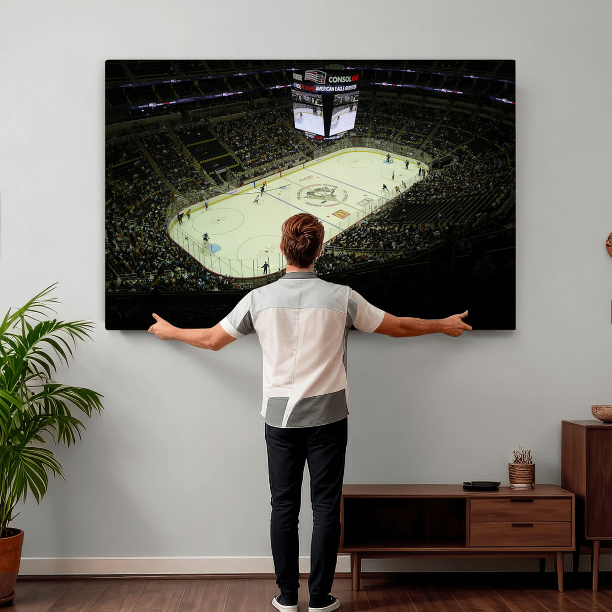 52168-MGV-CV-36X24 - PPG Paints Arena Pennsylvania Pittsburgh Penguins Hockey