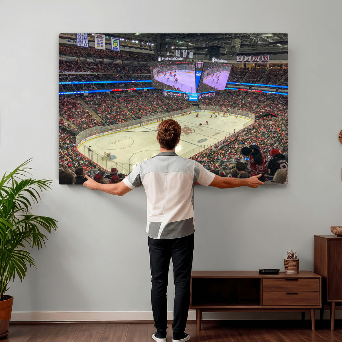 29638-MGV-CV-36X24 - Prudential Center Newark New Jersey Devils Hockey Stadium
