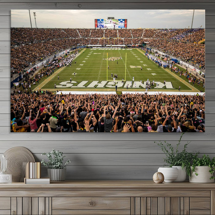 UCF Knights Football Team Print - Orlando FBC Mortgage Stadium Wall Art Canvas Print