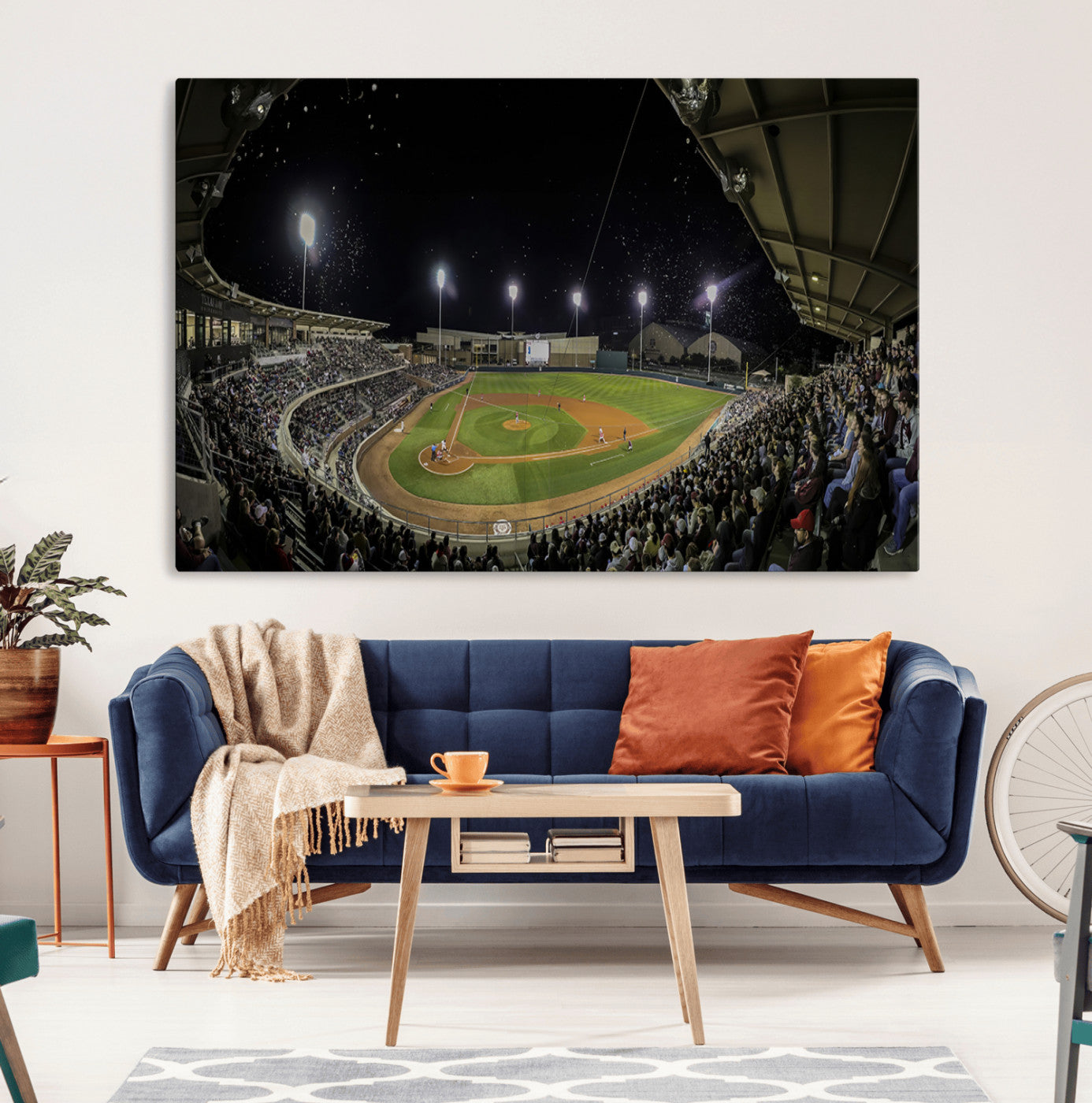 MGV-CV-36X24 - Olsen Field at Blue Bell Park - Texas A&M Aggies Baseball Stadium Wall Art Canvas Print