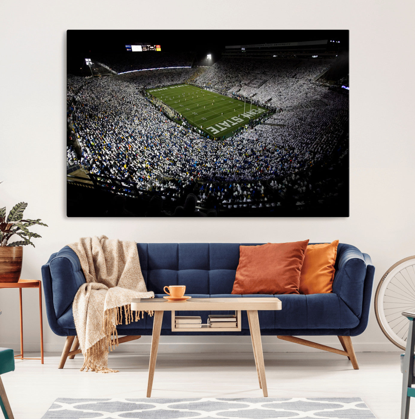 MGV-CV-36X24 - Penn State Football Stadium Wall Art - Beaver Stadium Canvas Print