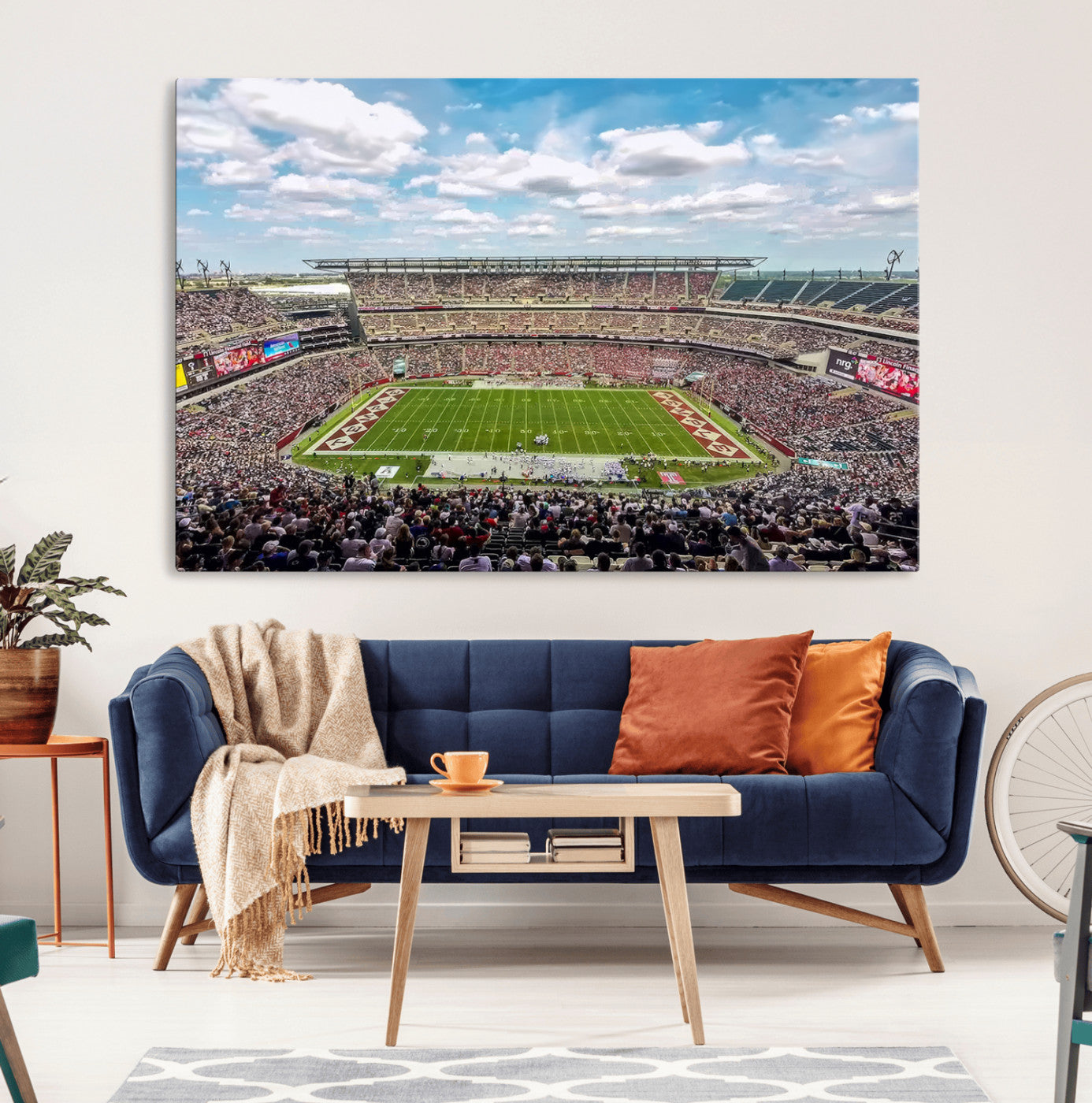 29243-MGV-CV-36X24-The Temple University Owls Athletics Team Print - Philadelphia Lincoln Financial Field Stadium Wall