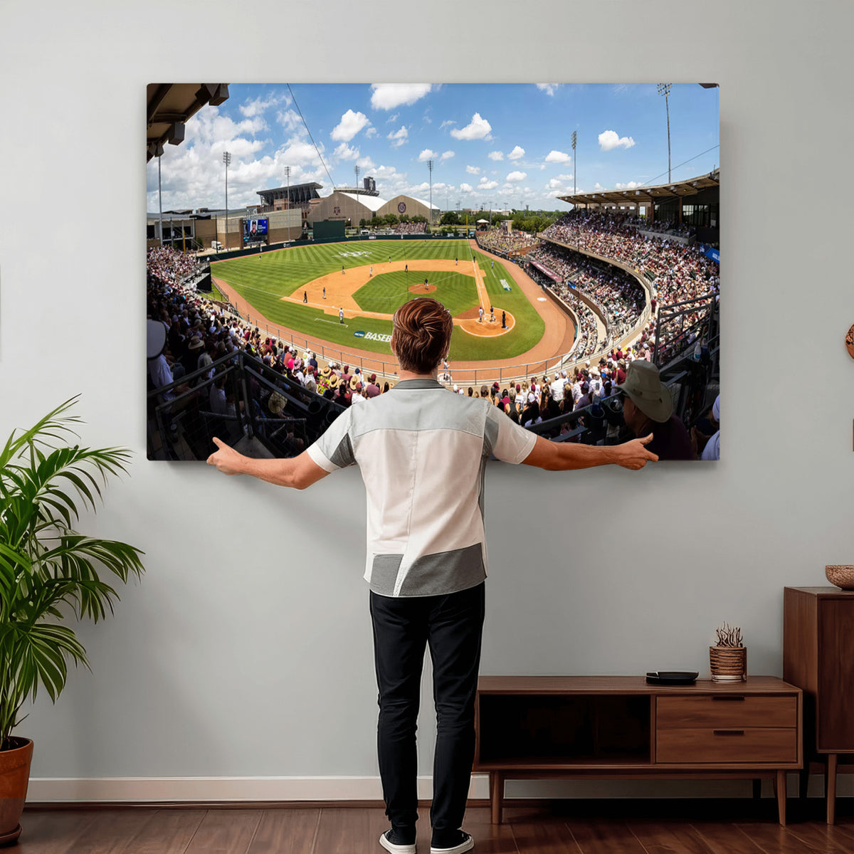 80409-MGV-CV-36X24 - The Texas A&M University Aggies Athletics Team Print