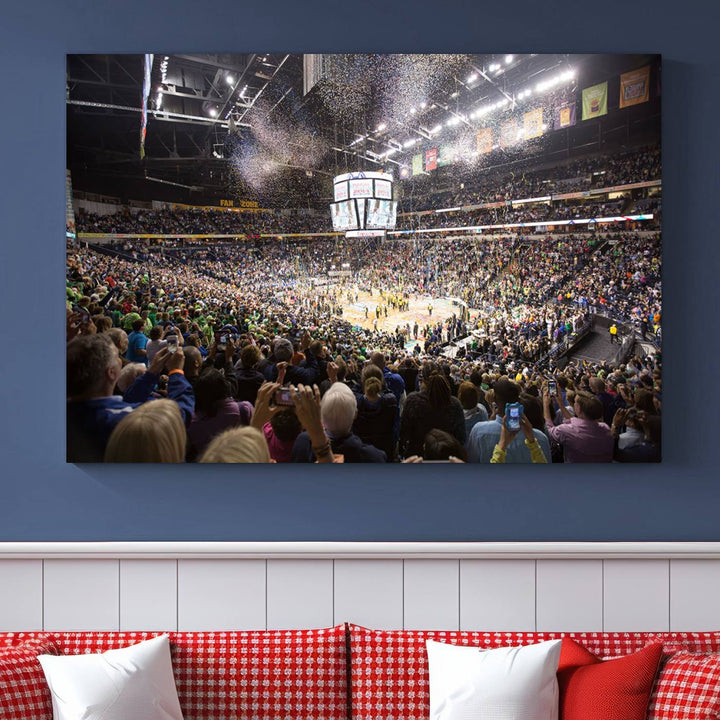 Bridgestone Arena Wall Art | Nashville Predators Hockey Team Print | Canvas Print | Ready to Hang | Nashville Wall Decor