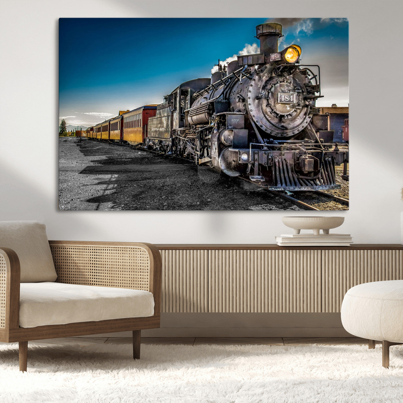 MGV-CV-36X24 - Train Wall Art Canvas Print