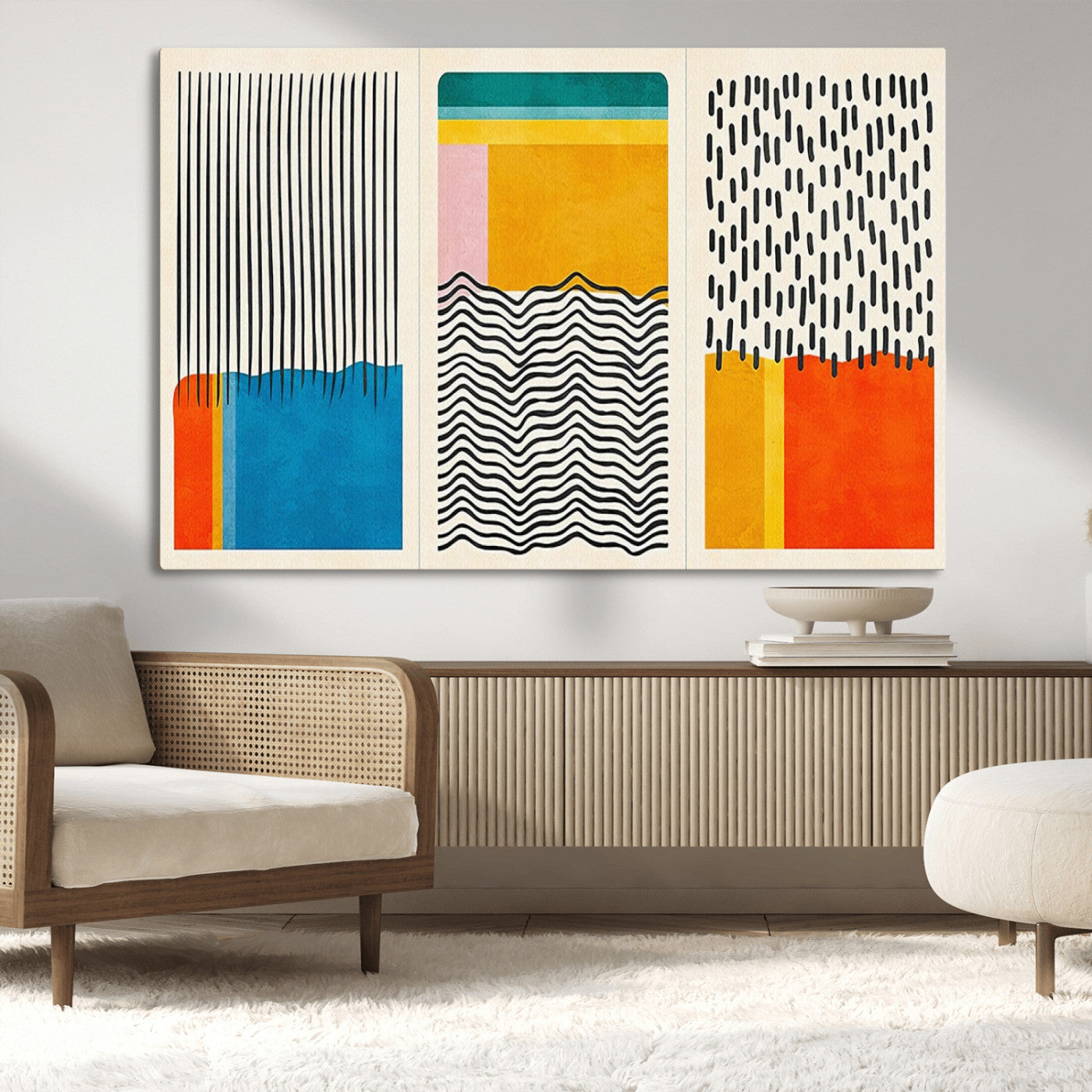 MGV-CV-36X24 - Canvas Print Wall Art Abstract Illustrs Art Boho