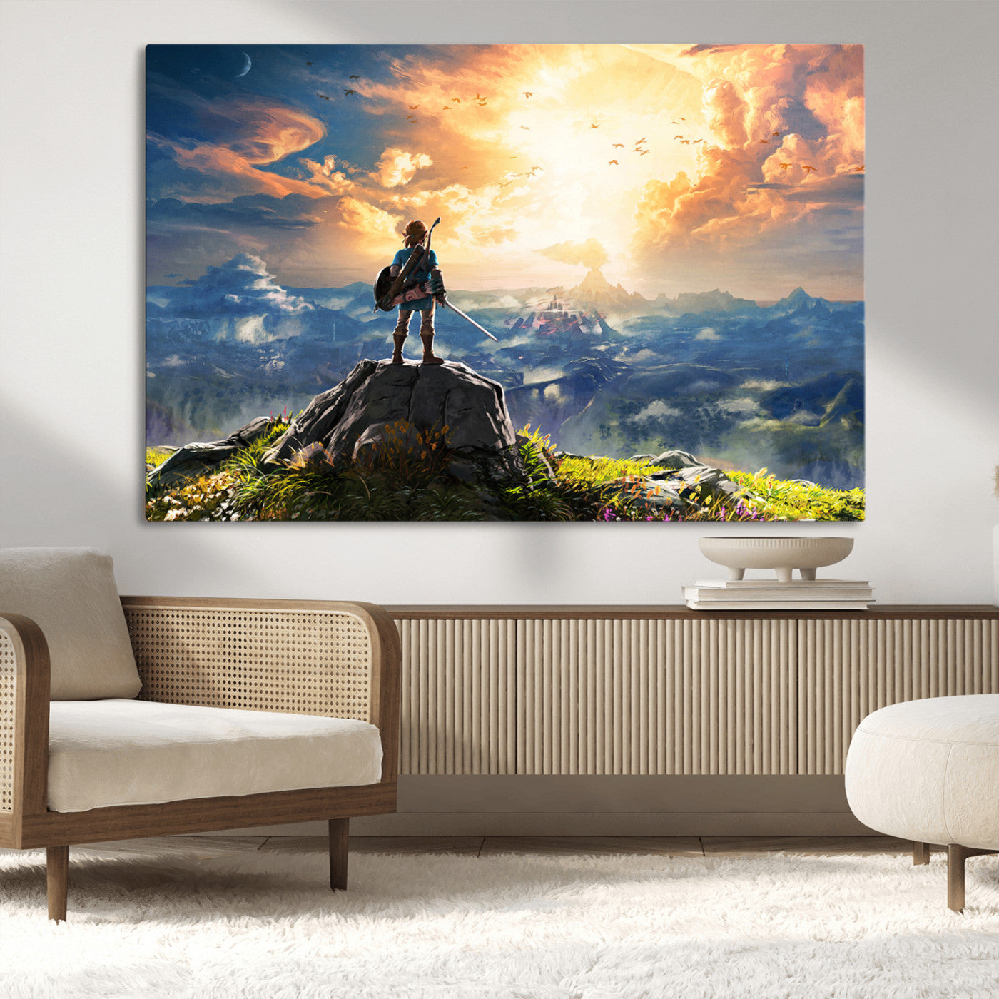MGV-CV-36X24 - Legend of Zelda Breath of the Wild Game Wall Art Canvas Print
