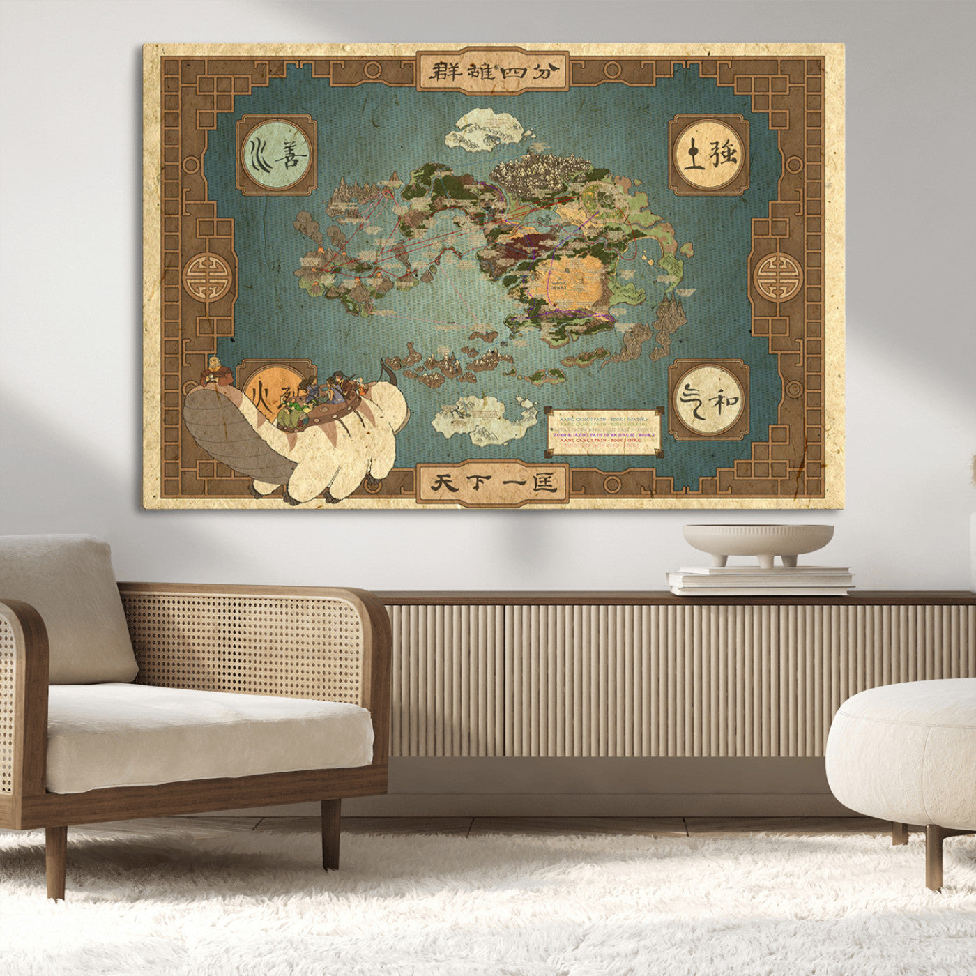 MGV-CV-36X24 - Push Pin World Map Canvas Print – Framed Wall Art for Couples to Track Their Travels – Anniversary