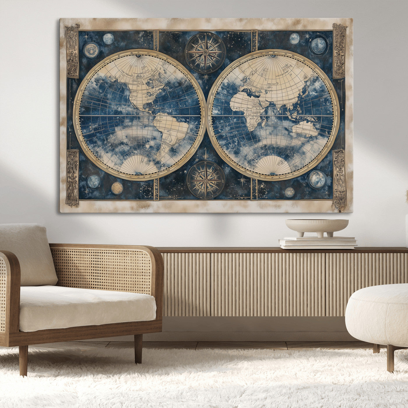 MGV-CV-36X24 - World Map Canvas Print