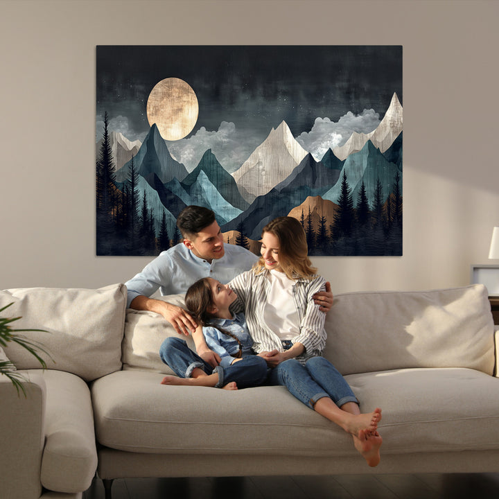 Framed Wall Art Canvas Print