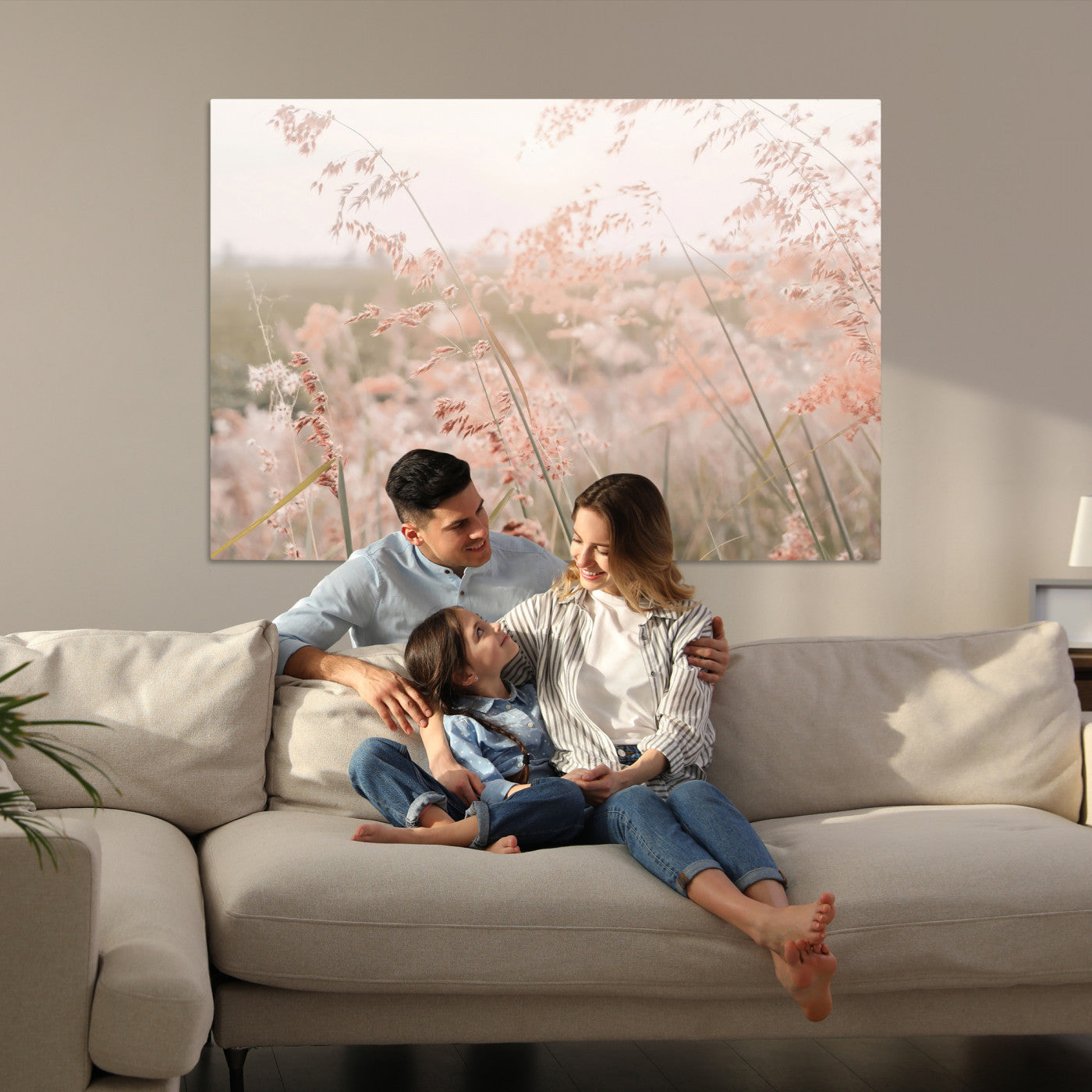 79164340-MGV-CV-36X24-Pastel Grasses Wall Art Canvas Print