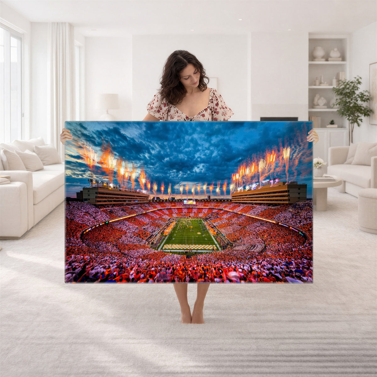 94266219-MGV-CV-36X24 - Tennessee Neyland Stadium Wall Art, Sports Arena Canvas