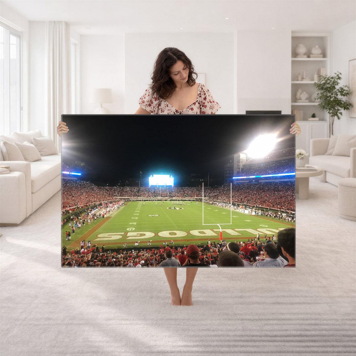 16230786-MGV-CV-36X24 - Dooley Stadium Wall Art, Sports Arena Panoramic Canvas