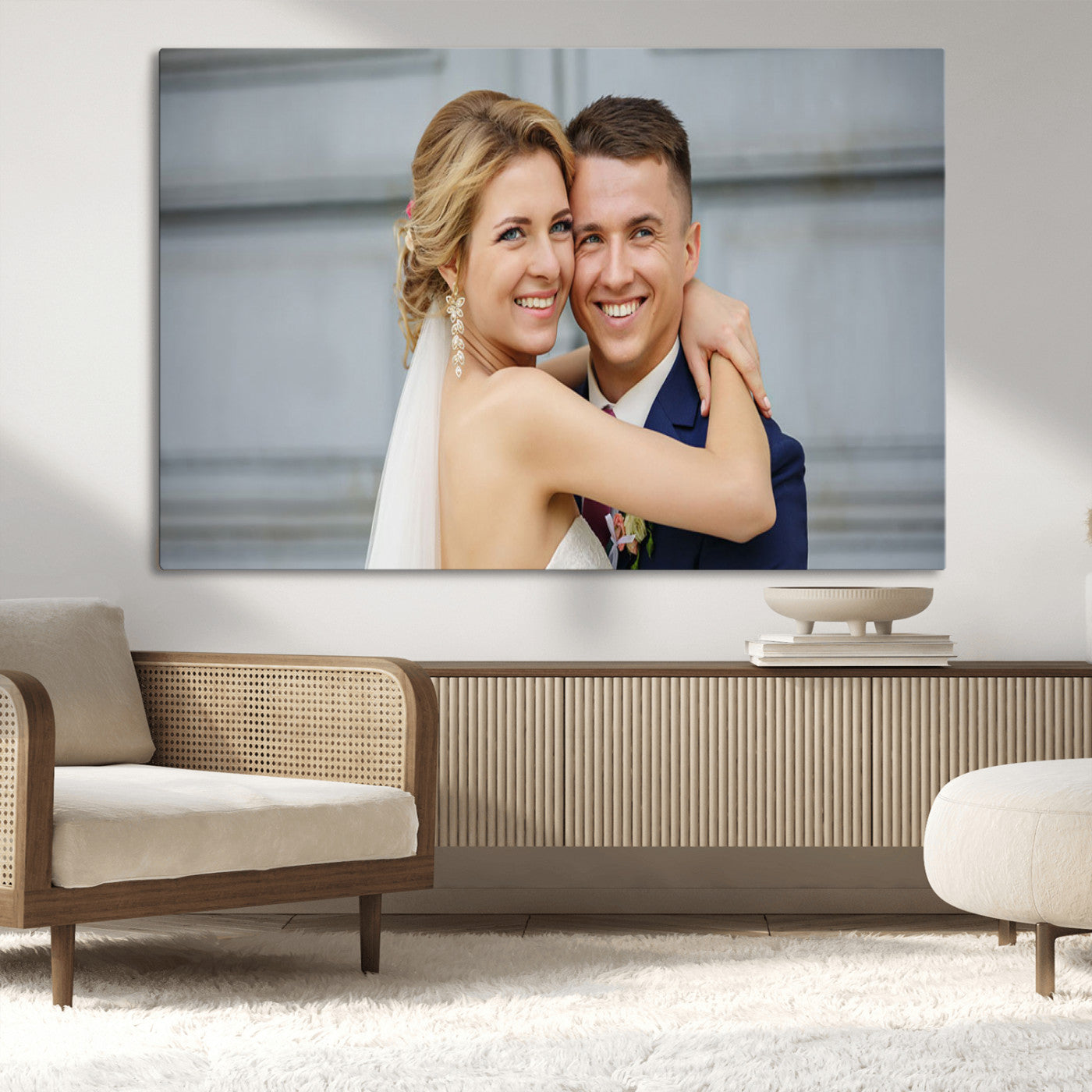 MGV-CV-36X24 - Create Your Own Photo Framed Canvas Print - Custom Personalized Wall Art Print for Gift