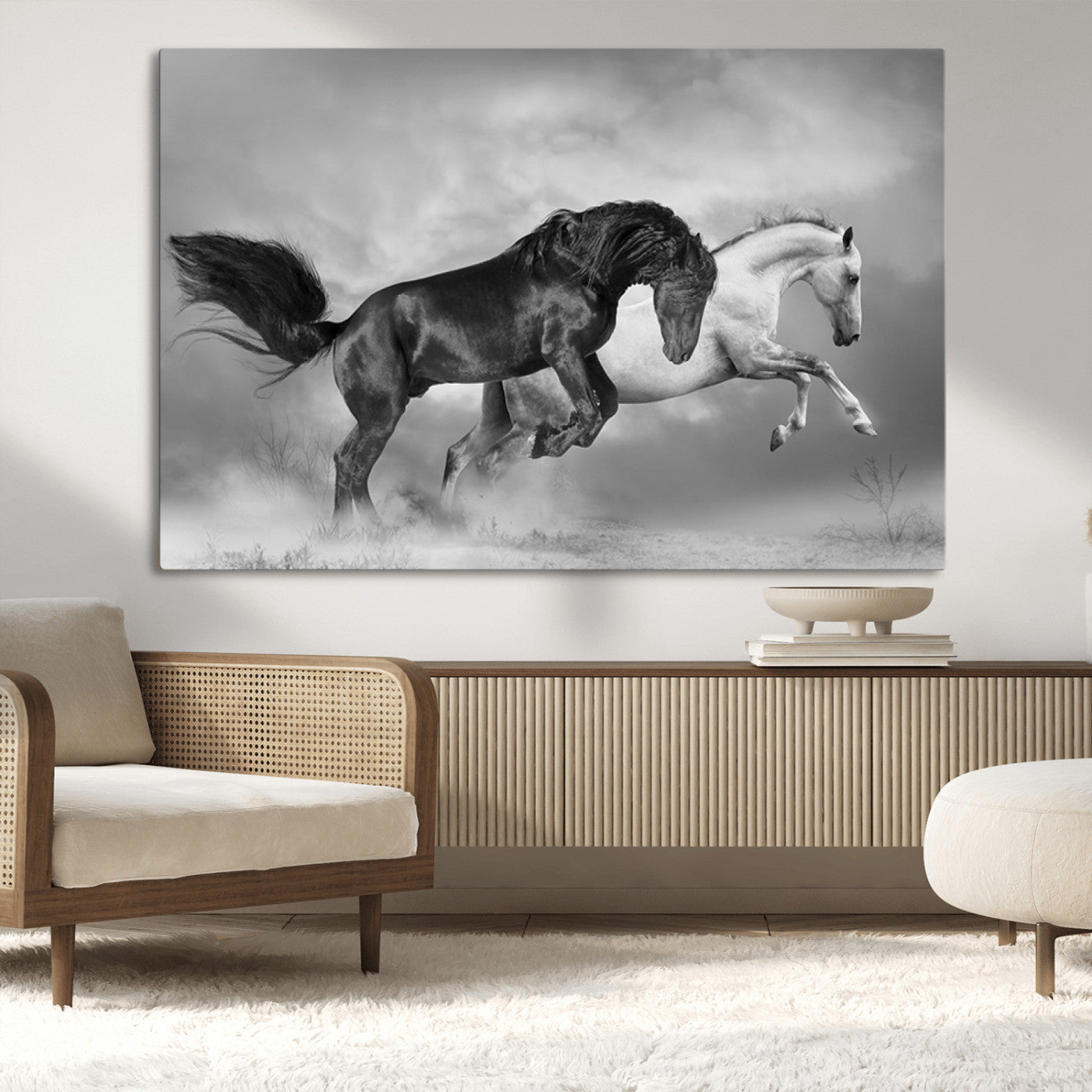 MGV-CV-36X24 - Wild Horses Wall Art Canvas Print