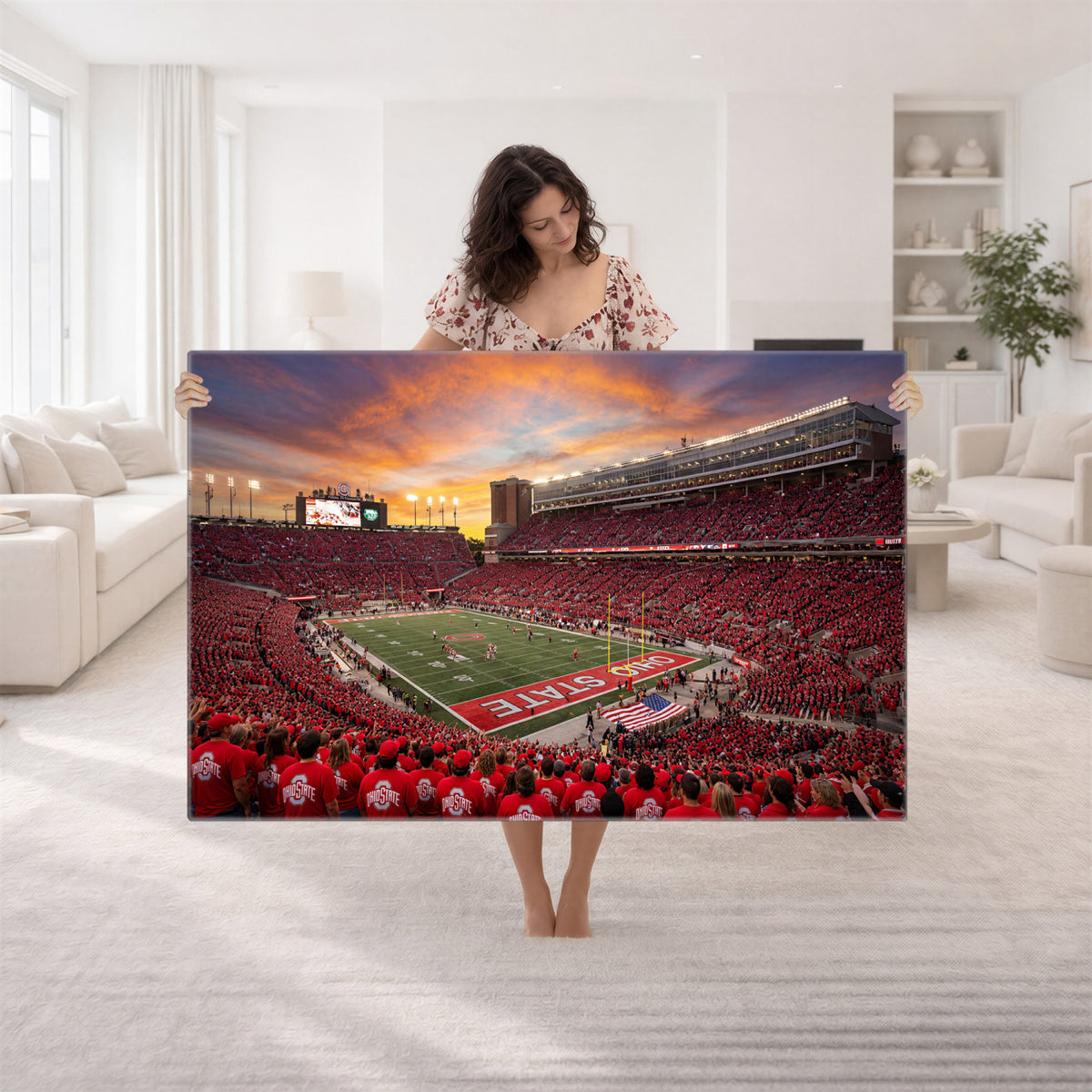 73119077-MGV-CV-36X24 - Stadium Wall Art Canvas Print