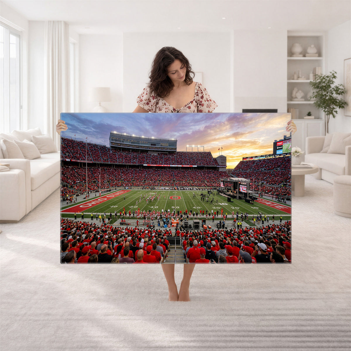 23196993-MGV-CV-36X24 - Stadium Wall Art Canvas Print