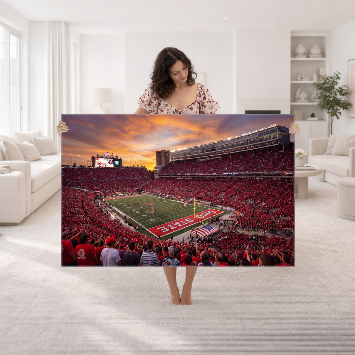 36125328-MGV-CV-36X24 - Stadium Wall Art Canvas Print