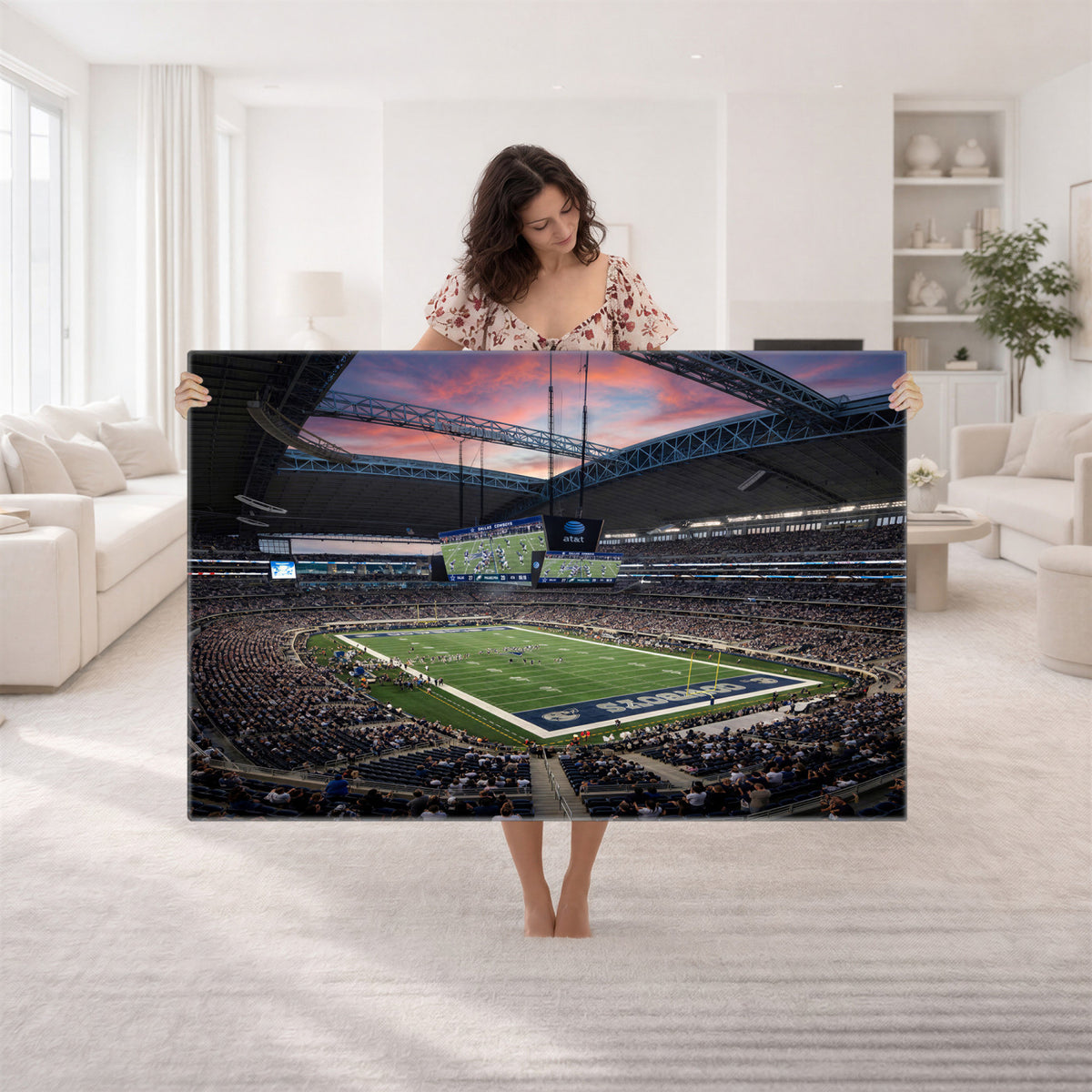 11530179-MGV-CV-36X24 - Stadium Wall Art Canvas Print