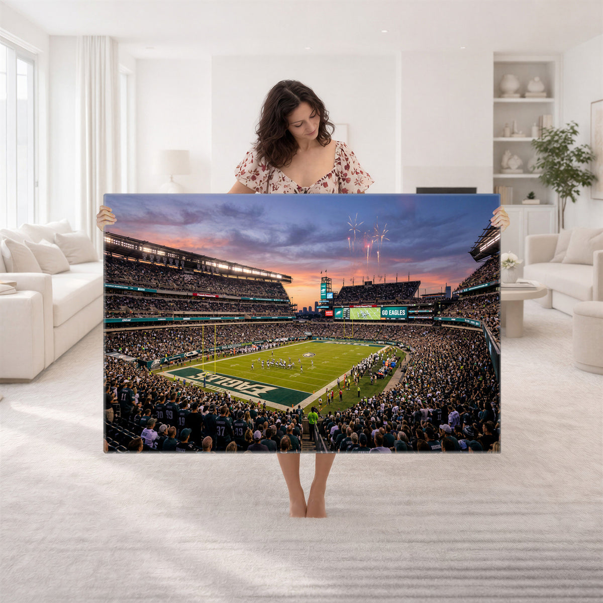 15549432-MGV-CV-36X24 - Stadium Wall Art Canvas Print