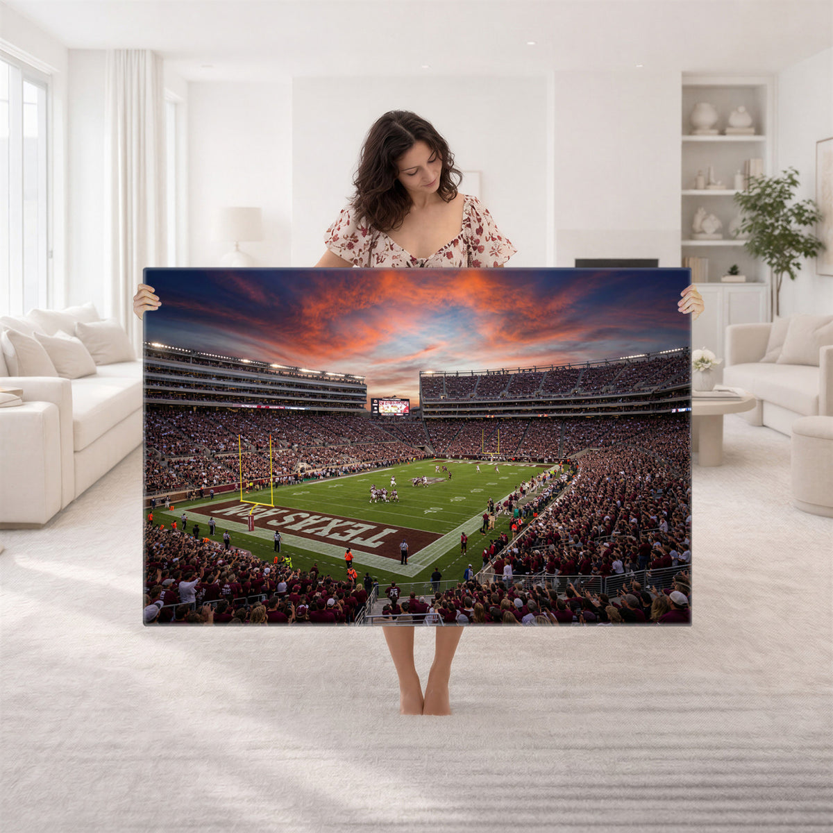 44328991-MGV-CV-36X24 - Stadium Wall Art Canvas Print