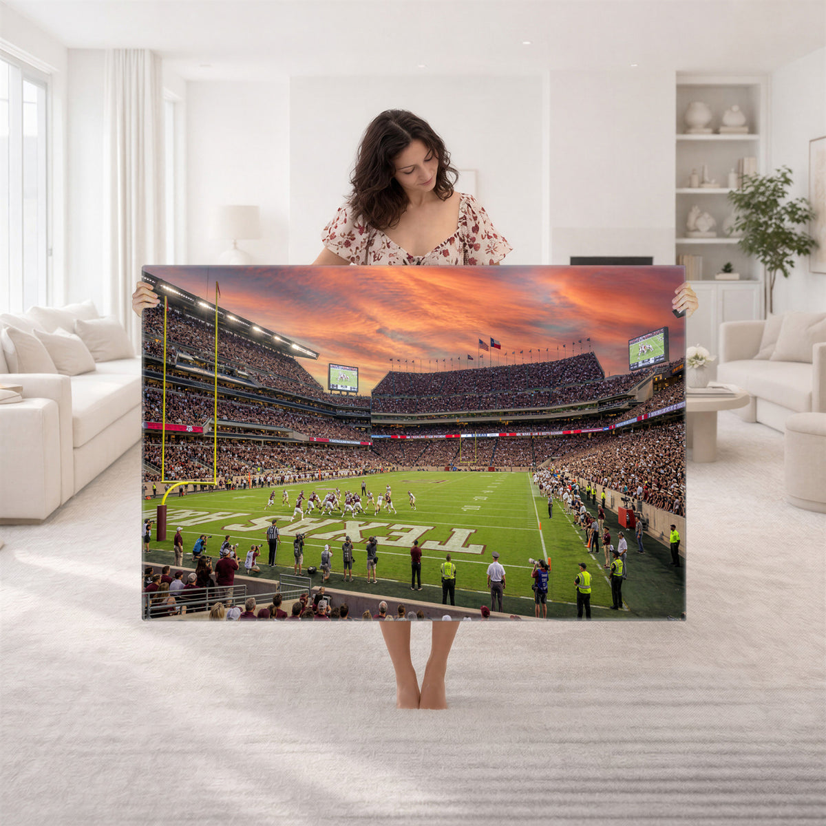 80055809-MGV-CV-36X24 - Stadium Wall Art Canvas Print
