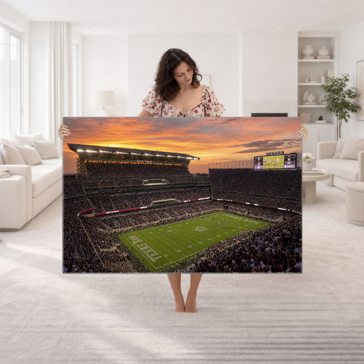77401853-MGV-CV-36X24 - Stadium Wall Art Canvas Print