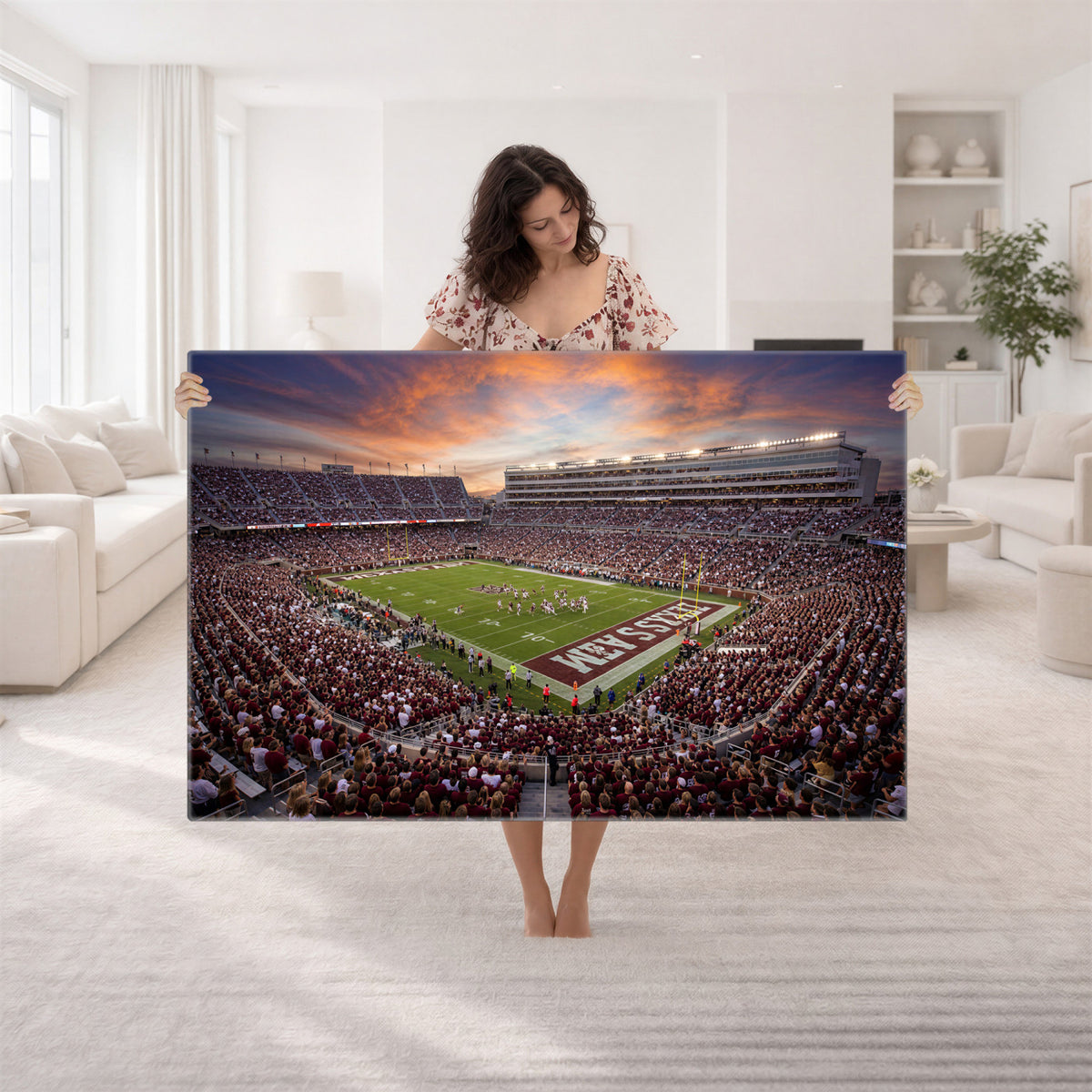 66624578-MGV-CV-36X24 - Stadium Wall Art Canvas Print