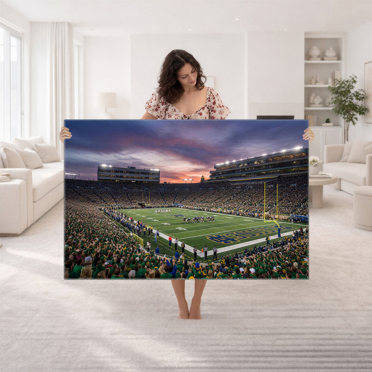 34836892-MGV-CV-36X24 - Stadium Wall Art Canvas Print