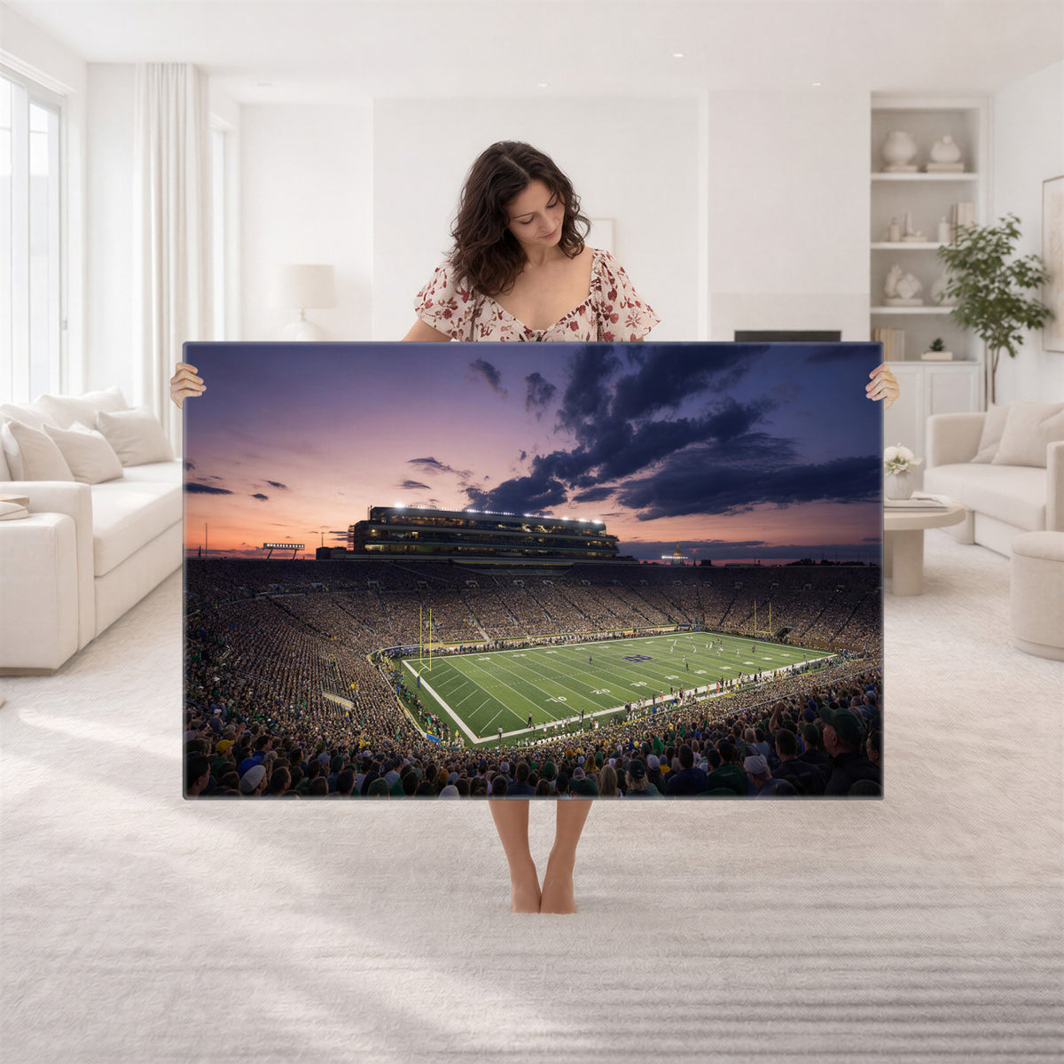 48837941-MGV-CV-36X24 - Stadium Wall Art Canvas Print