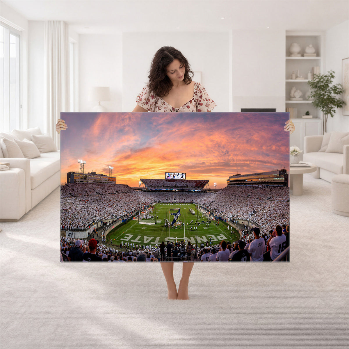 53161432-MGV-CV-36X24 - Stadium Wall Art Canvas Print
