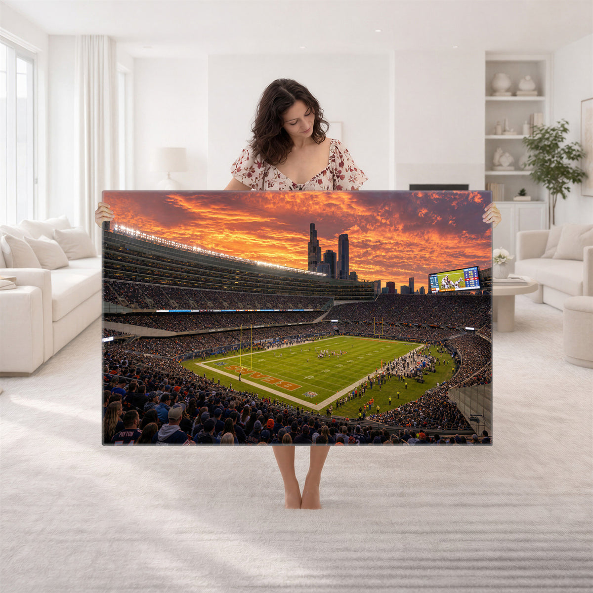 25159364-MGV-CV-36X24 - Stadium Wall Art Canvas Print
