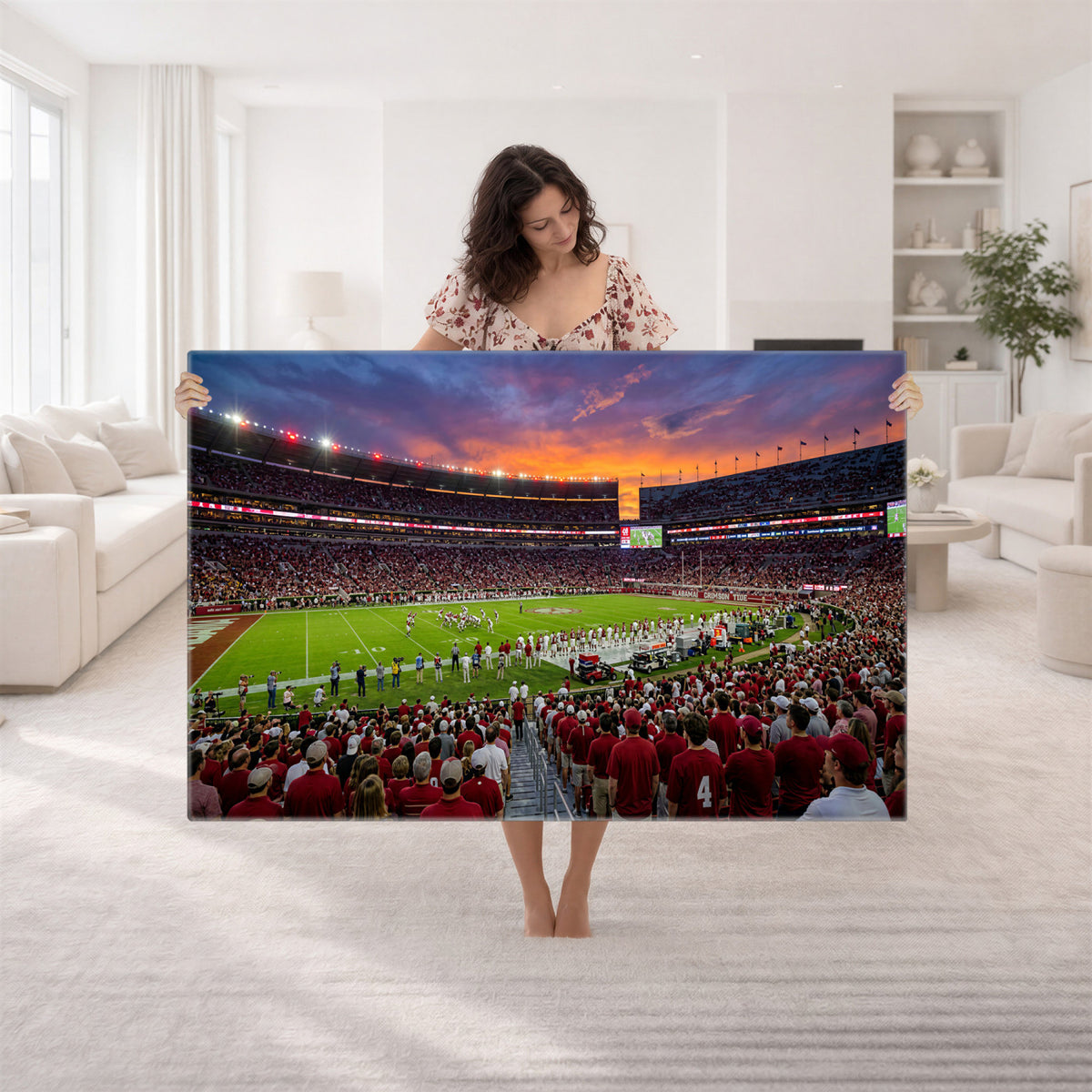 47822048-MGV-CV-36X24 - Stadium Wall Art Canvas Print