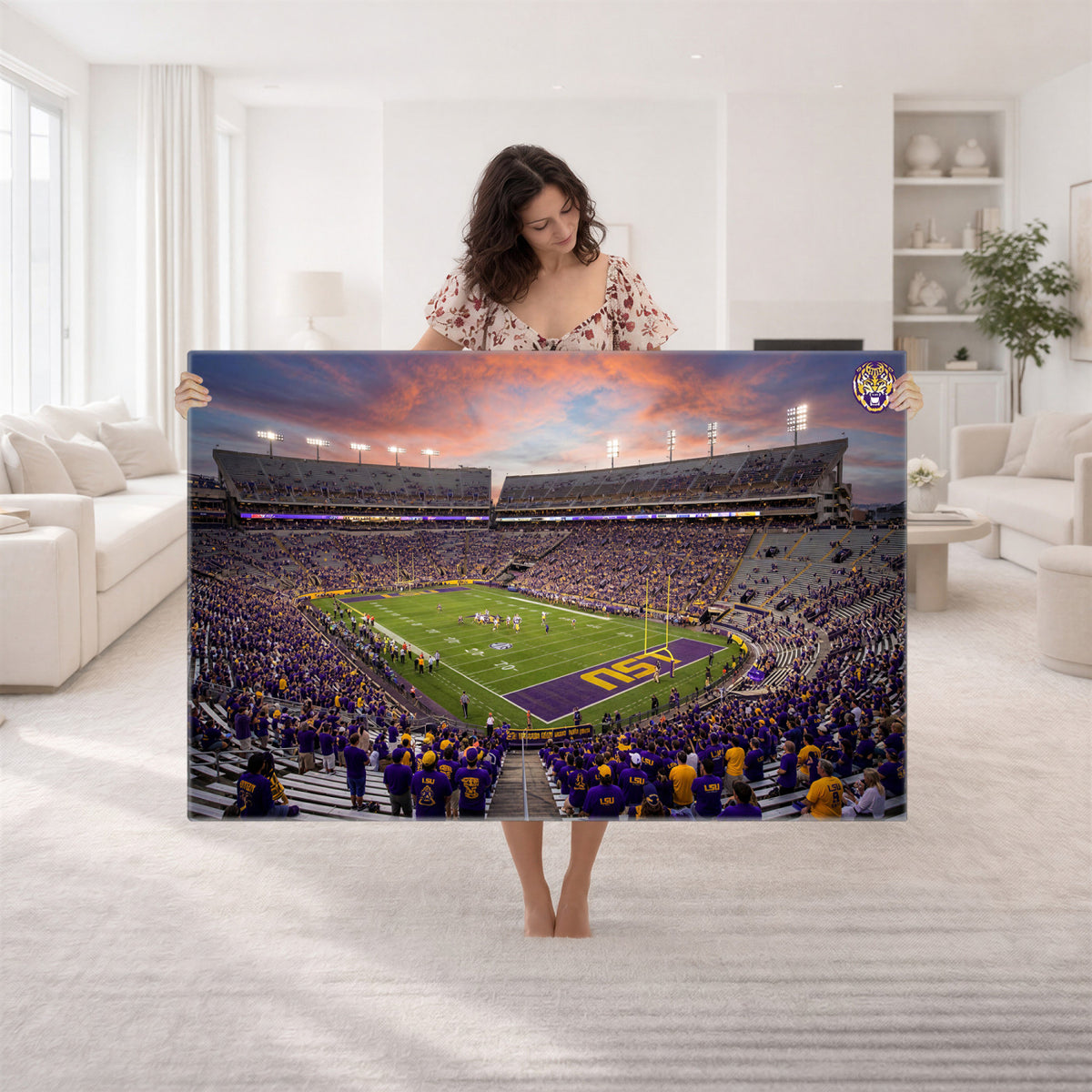 20281385-MGV-CV-36X24 - Stadium Wall Art Canvas Print