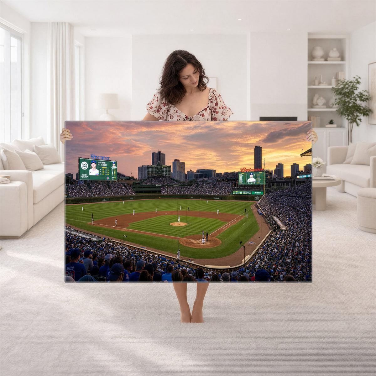 41641466-MGV-CV-36X24 - Stadium Wall Art Canvas Print