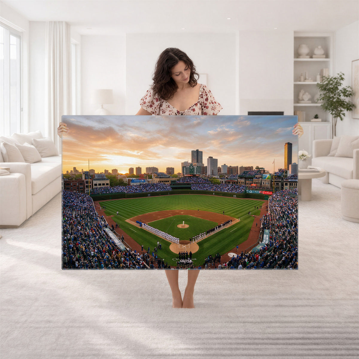 76885212-MGV-CV-36X24 - Stadium Wall Art Canvas Print