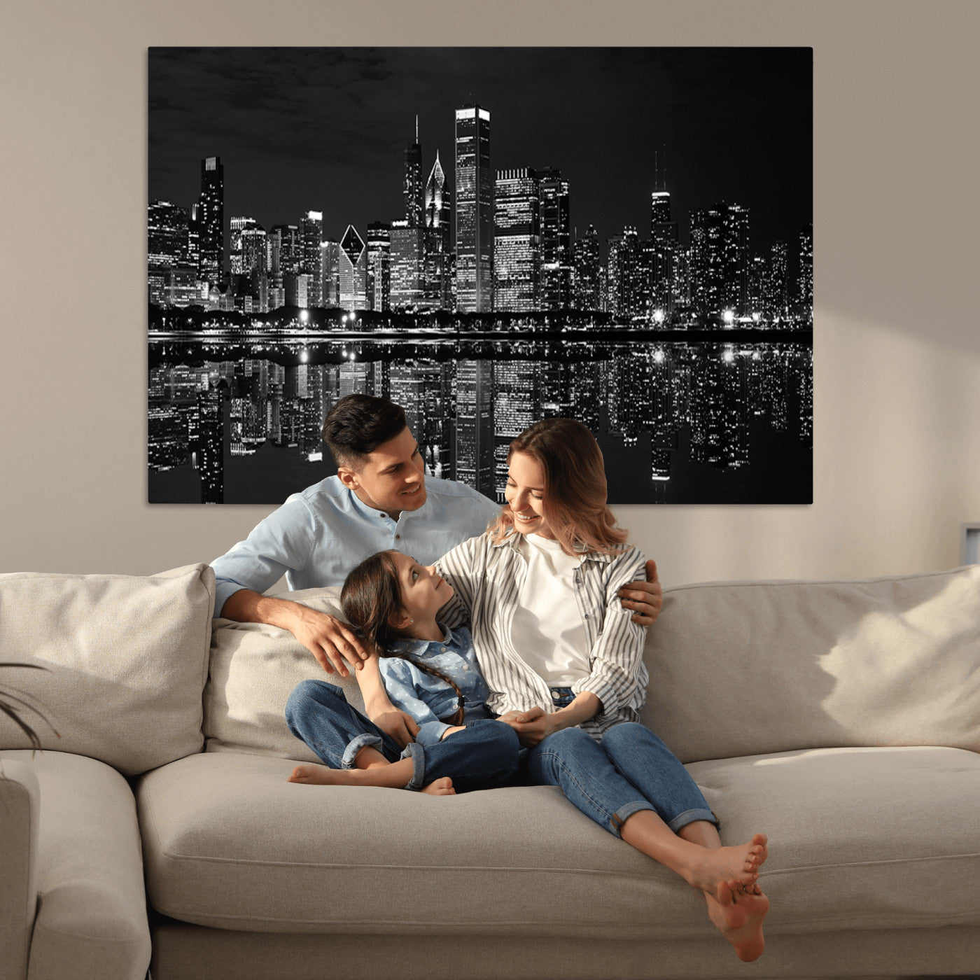 15050-MGV-CV-36X24-Chicago Wall Art Canvas Print
