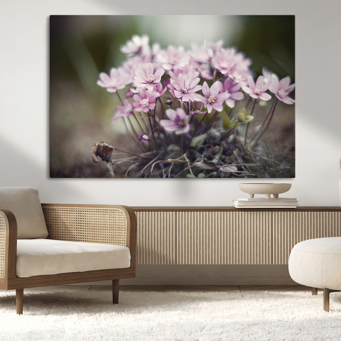 MGV-CV-36X24 - Pink Wild Flower Canvas Print