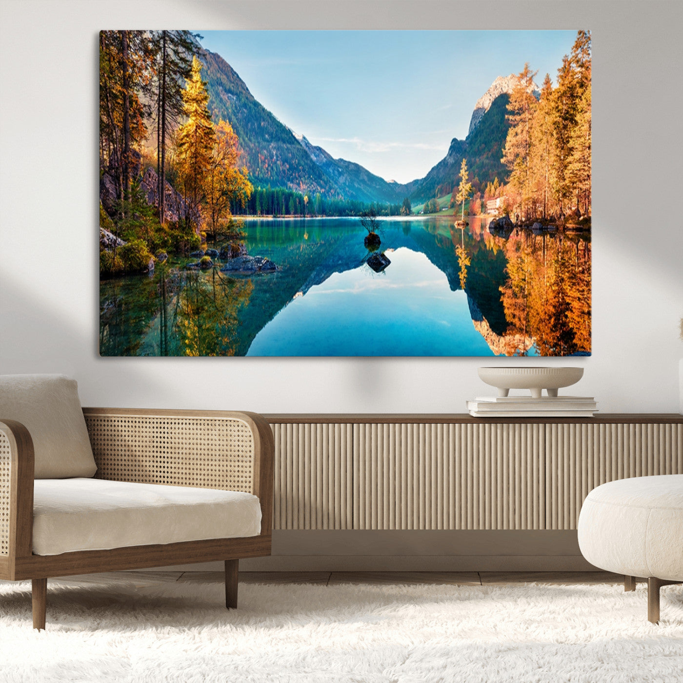-Fantastic Autumn Panorama Wall Art Canvas Print