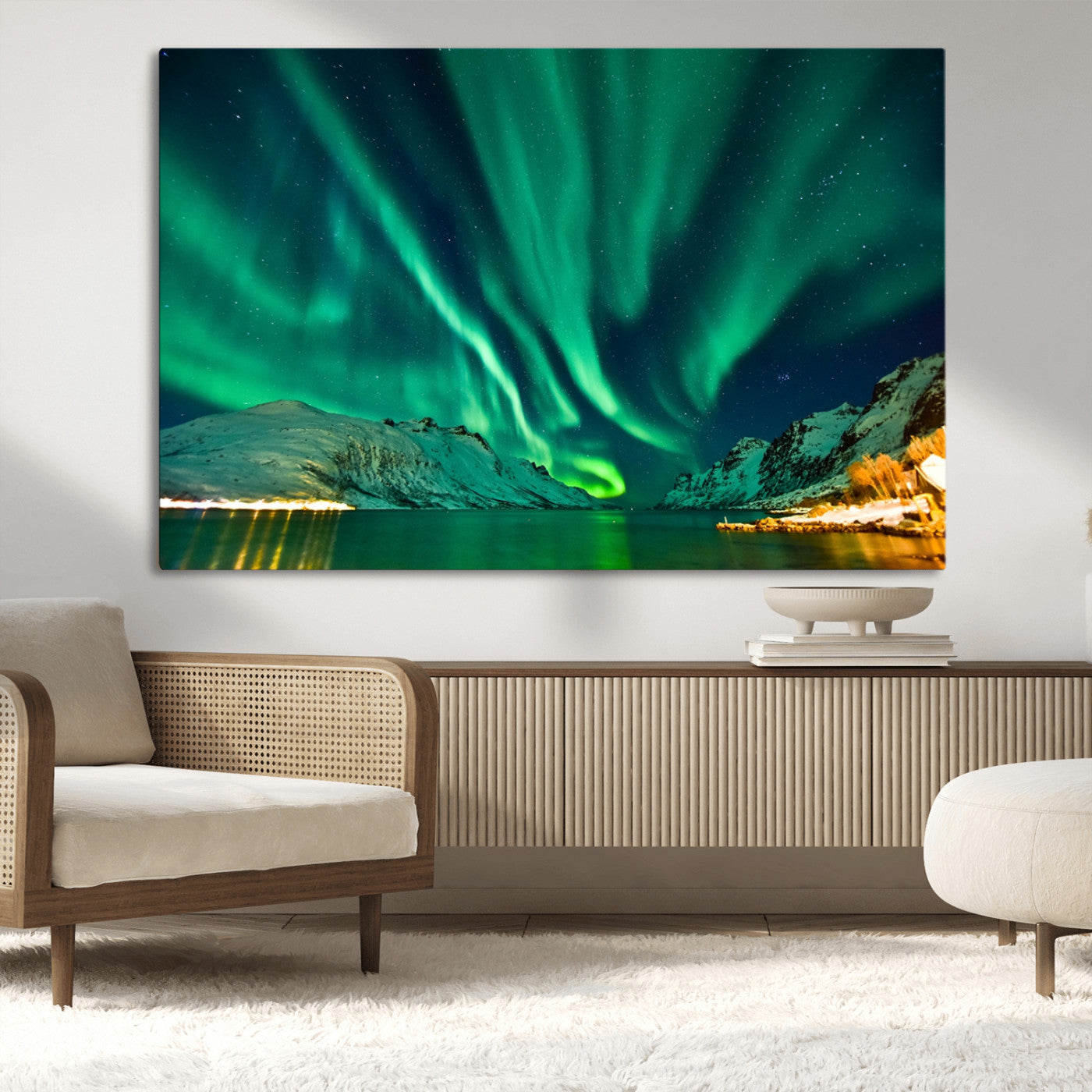 MGV-CV-36X24 - Northern Lights Wall Art Canvas Print