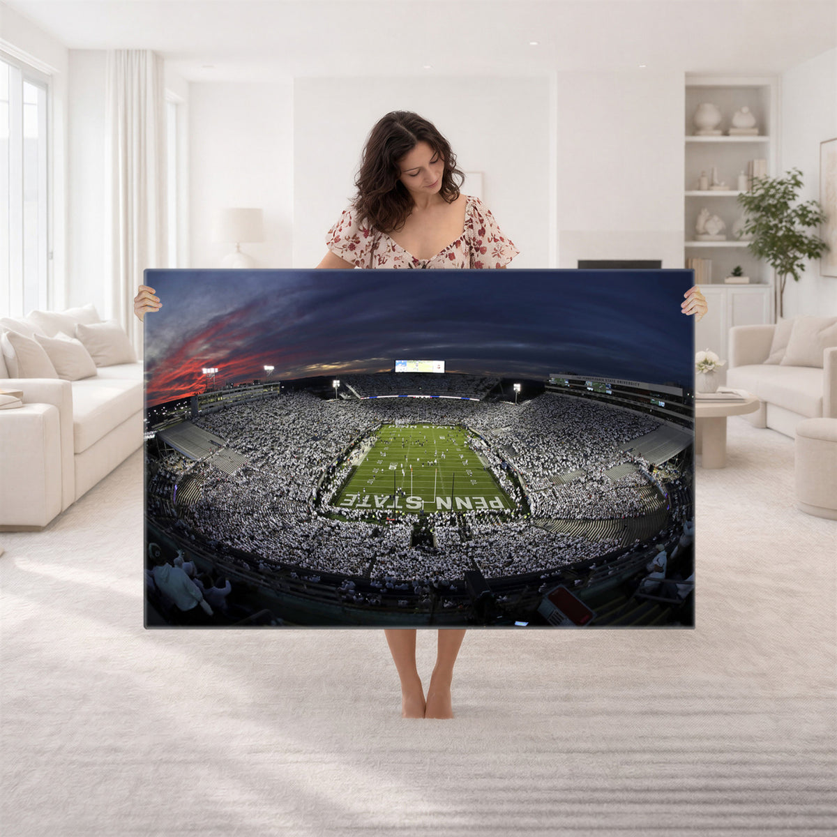 59877-MGV-CV-36X24 - Penn State University Nittany Lions Football Team Print