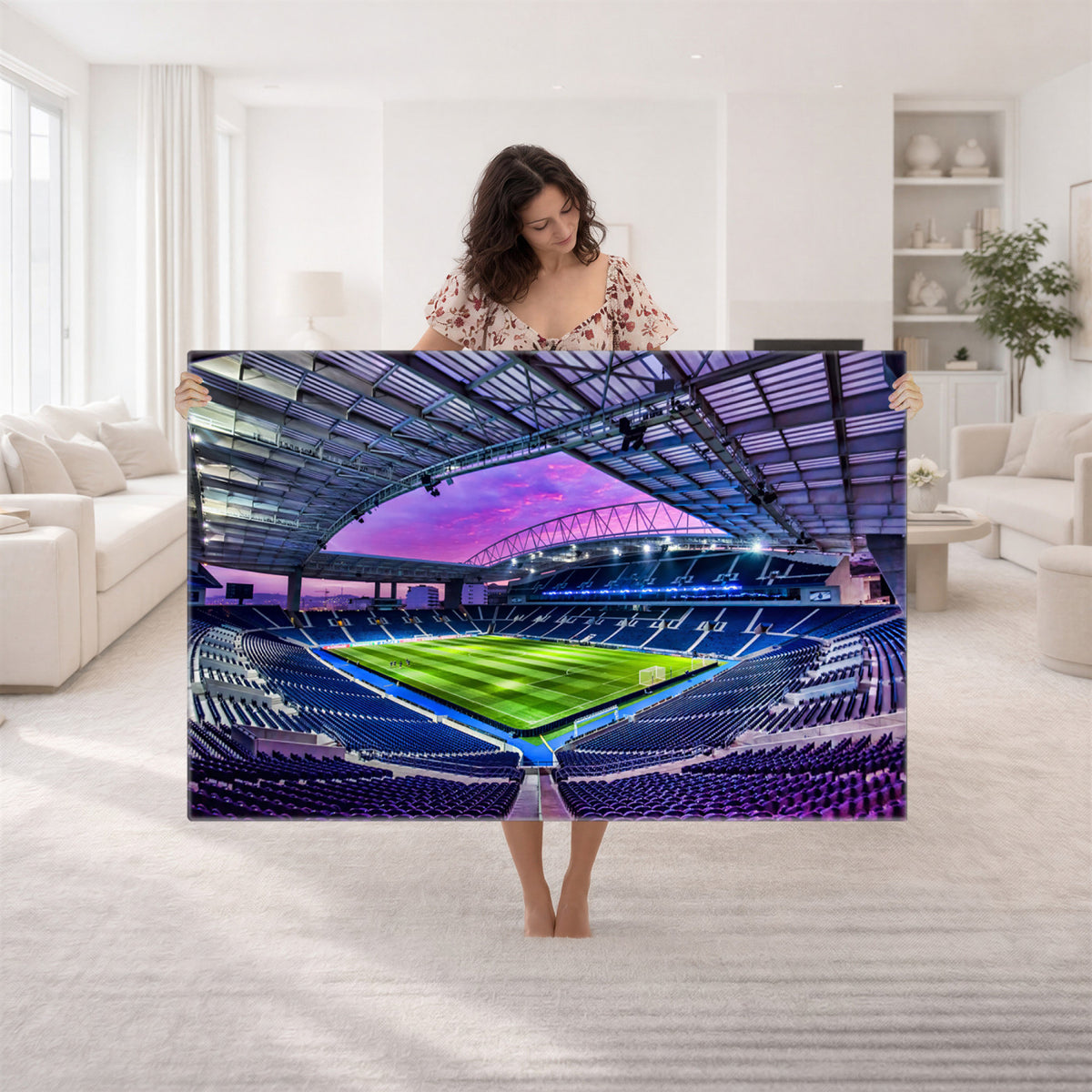 10851-MGV-CV-36X24 - FC Porto Soccer Team Print Canvas, Dragon Stadium Wall Art